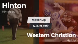 Matchup: Hinton vs. Western Christian  2017