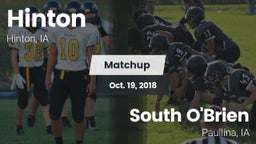 Matchup: Hinton vs. South O'Brien  2018