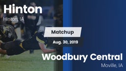Matchup: Hinton vs. Woodbury Central  2019