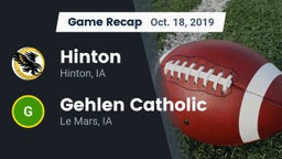 Recap: Hinton  vs. Gehlen Catholic  2019