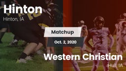 Matchup: Hinton vs. Western Christian  2020