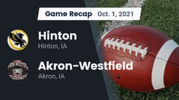 Recap: Hinton  vs. Akron-Westfield  2021