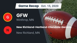 Recap: GFW  vs. New Richland-Hartland-Ellendale-Geneva  2020