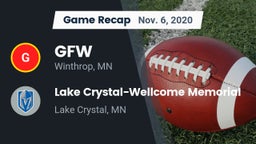 Recap: GFW  vs. Lake Crystal-Wellcome Memorial  2020