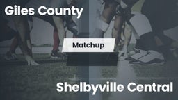 Matchup: Giles County vs. Shelbyville Central  2016