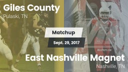 Matchup: Giles County vs. East Nashville Magnet 2017