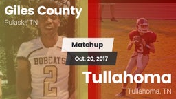 Matchup: Giles County vs. Tullahoma  2017