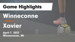 Winneconne  vs Xavier  Game Highlights - April 7, 2022