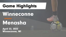 Winneconne  vs Menasha Game Highlights - April 22, 2022