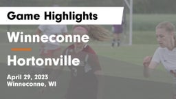 Winneconne  vs Hortonville  Game Highlights - April 29, 2023
