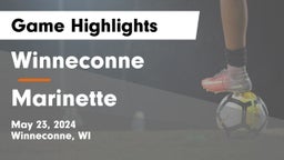 Winneconne  vs Marinette  Game Highlights - May 23, 2024