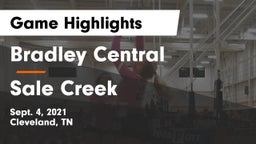 Bradley Central  vs Sale Creek  Game Highlights - Sept. 4, 2021