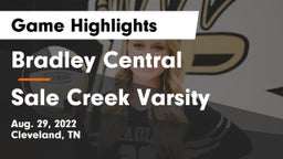 Bradley Central  vs Sale Creek Varsity Game Highlights - Aug. 29, 2022