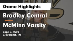 Bradley Central  vs McMinn Varsity Game Highlights - Sept. 6, 2022