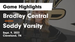 Bradley Central  vs Soddy Varsity Game Highlights - Sept. 9, 2022