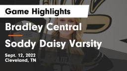Bradley Central  vs Soddy Daisy Varsity Game Highlights - Sept. 12, 2022