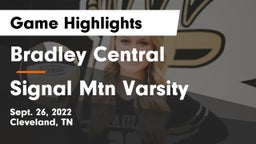 Bradley Central  vs Signal Mtn Varsity Game Highlights - Sept. 26, 2022