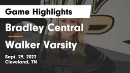Bradley Central  vs Walker Varsity Game Highlights - Sept. 29, 2022