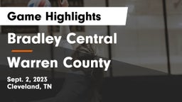 Bradley Central  vs Warren County  Game Highlights - Sept. 2, 2023