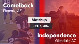 Matchup: Camelback vs. Independence  2016