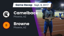 Recap: Camelback  vs. Browne  2017