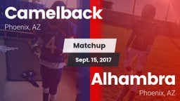 Matchup: Camelback vs. Alhambra  2017