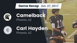 Recap: Camelback  vs. Carl Hayden  2017