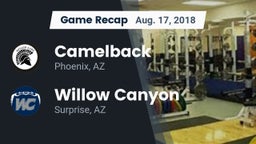 Recap: Camelback  vs. Willow Canyon  2018