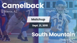Matchup: Camelback vs. South Mountain  2018