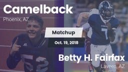 Matchup: Camelback vs. Betty H. Fairfax 2018