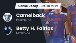 Recap: Camelback  vs. Betty H. Fairfax 2019