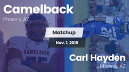 Matchup: Camelback vs. Carl Hayden  2019