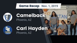 Recap: Camelback  vs. Carl Hayden  2019