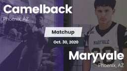 Matchup: Camelback vs. Maryvale  2020