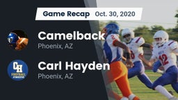 Recap: Camelback  vs. Carl Hayden  2020