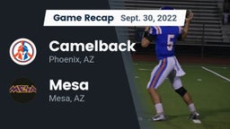 Recap: Camelback  vs. Mesa  2022