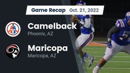 Recap: Camelback  vs. Maricopa  2022