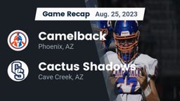 Recap: Camelback  vs. Cactus Shadows  2023