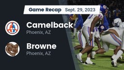 Recap: Camelback  vs. Browne  2023