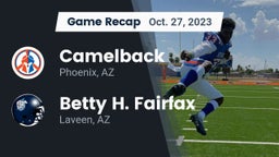Recap: Camelback  vs. Betty H. Fairfax 2023