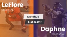 Matchup: LeFlore vs. Daphne  2017