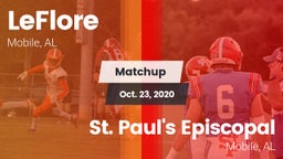 Matchup: LeFlore vs. St. Paul's Episcopal  2020