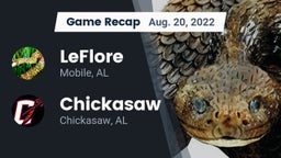Recap: LeFlore  vs. Chickasaw  2022