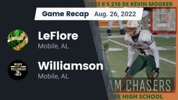 Recap: LeFlore  vs. Williamson  2022