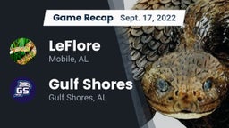 Recap: LeFlore  vs. Gulf Shores  2022