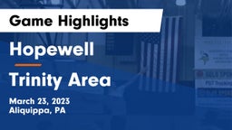 Hopewell  vs Trinity Area  Game Highlights - March 23, 2023