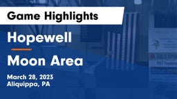 Hopewell  vs Moon Area  Game Highlights - March 28, 2023