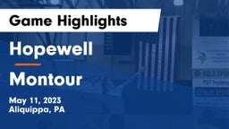 Hopewell  vs Montour  Game Highlights - May 11, 2023