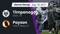 Recap: Timpanogos  vs. Payson  2017