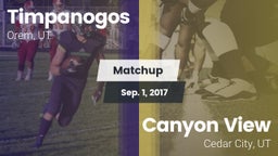 Matchup: Timpanogos vs. Canyon View  2017